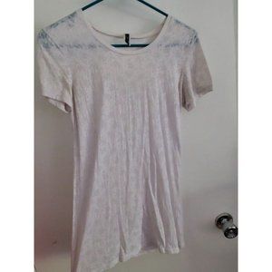Junior Girls Buckle White Speckled T-Shirt